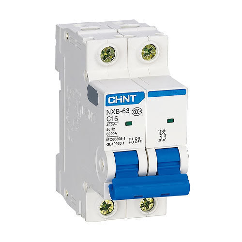Magnetotérmico Chint NXB-63 2P 10 A 6 kA curva C