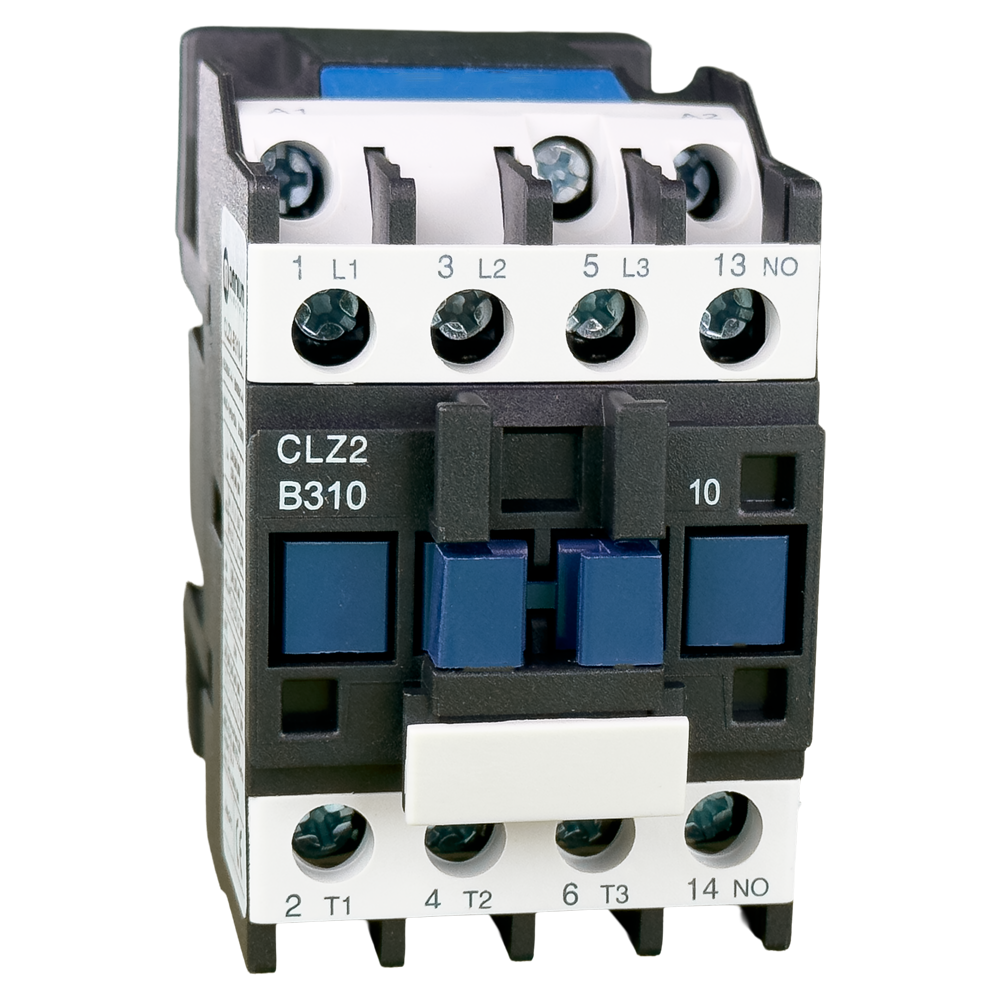Contactor Omnium CLZ2-B310-5 tripolar 9 A 1 NA, bobina 230 V CA