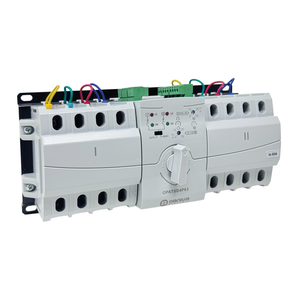 Interruptor de transferencia automática Omnium OPATSD4P63 4P 63 A