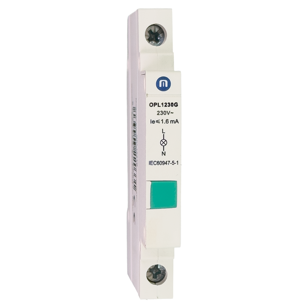Piloto de señalización LED Omnium OPL1230G verde, 230 V CA