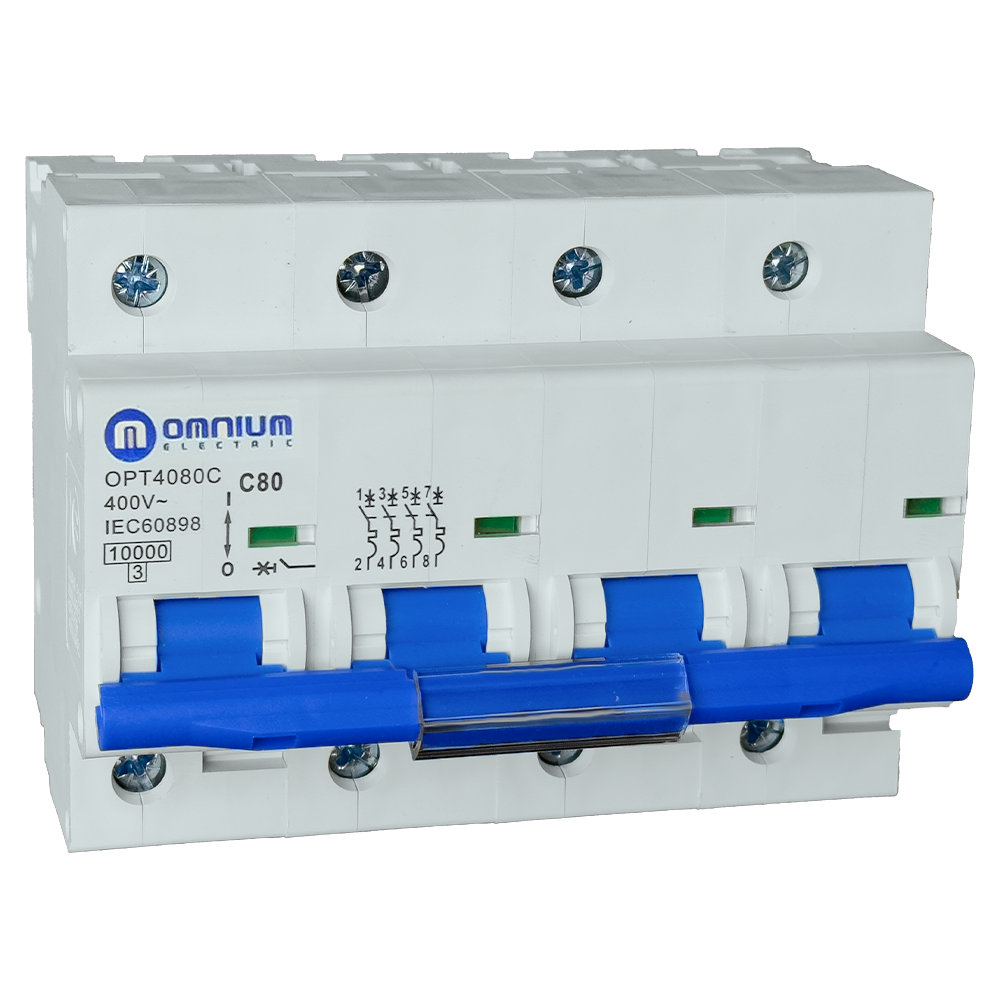 Magnetotérmico Omnium OPT 4P 63 A 10 kA curva C