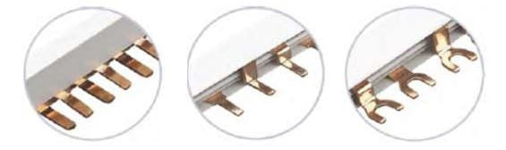 Peine tipo pin Chint BB201-63 2P 63 A, 1 metro