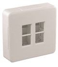 Puesto de trabajo de superficie 2x4 + 4x4 módulos Efapel