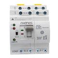 Conmutador automático Rhenes RH2R4P63, 63 A, 4P, carril DIN