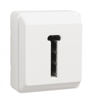Toma de teléfono francesa T8 Efapel serie 3700 de superficie
