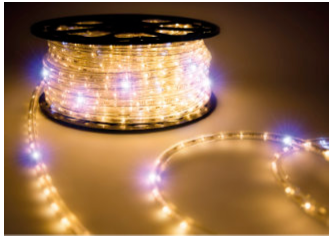 Hilo luminoso LED + flash de 2 hilos