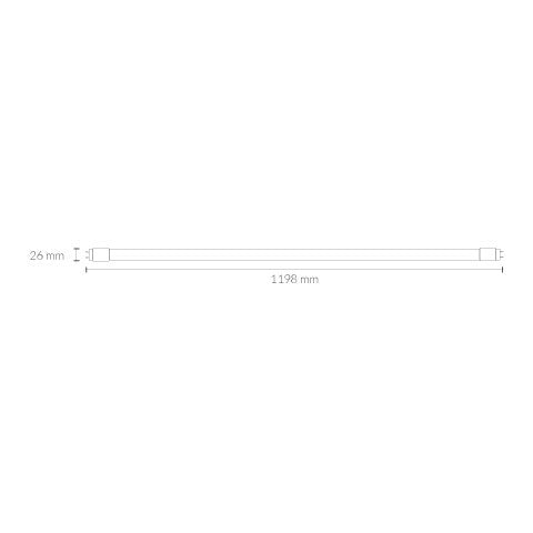 Tubo LED T8 LDV CCT con temperatura de color seleccionable, 60, 120 y 150 cm