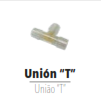 Unión en T para hilo luminoso